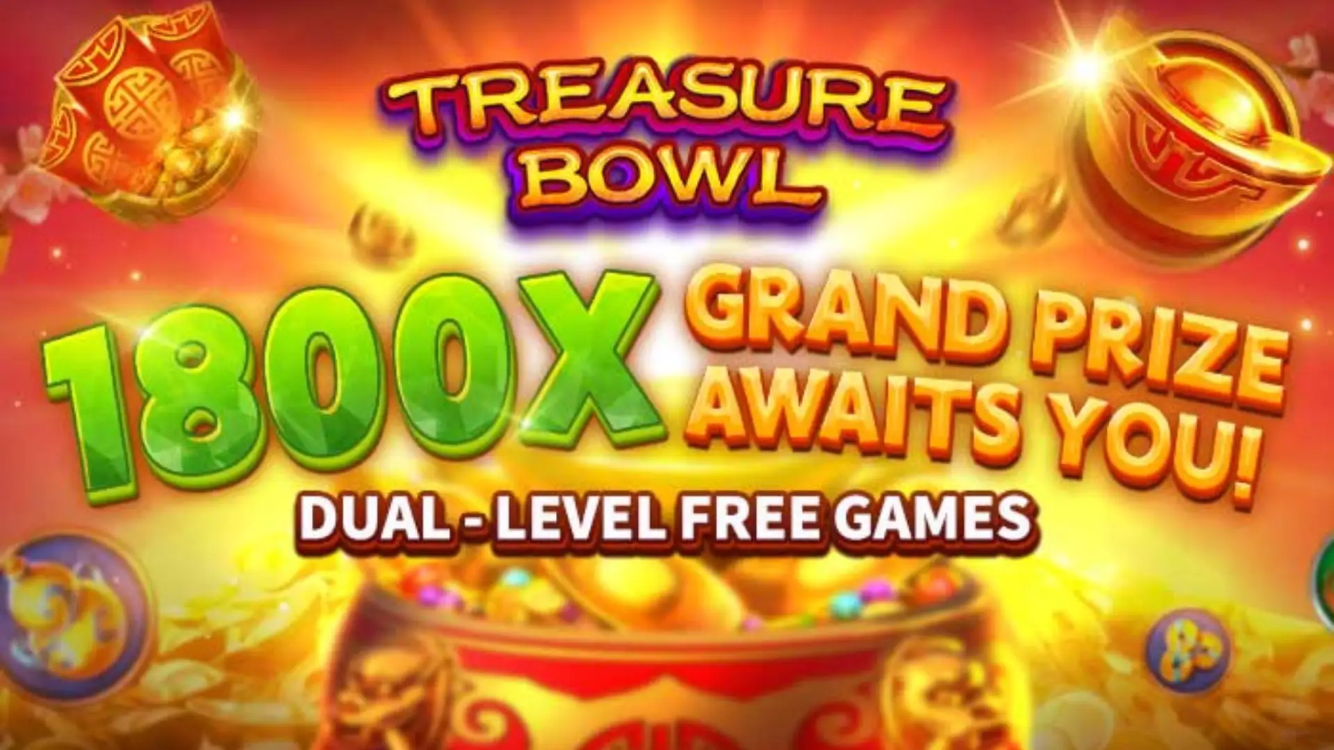 Multiplicadores Treasure Bowl 901bet - 7777x Máximo com Tigela Dourada